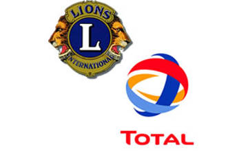 Support financier par Lions Club Brussel Munt et Total